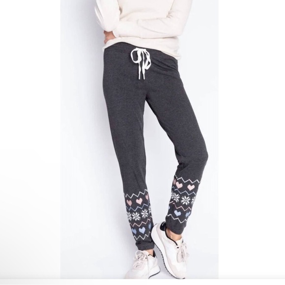 ❄️PJ SALVAGE SUMMIT VIEW BANDED PANTS XS - Picture 1 of 7